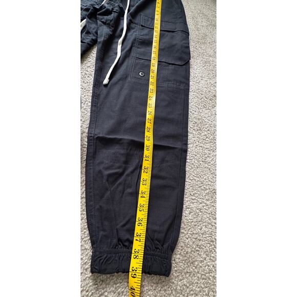 Godi Wear Classic Heavyweight Boxy Navy T-shirt & Black Pants Mens Xsmall NEW - Picture 11 of 12